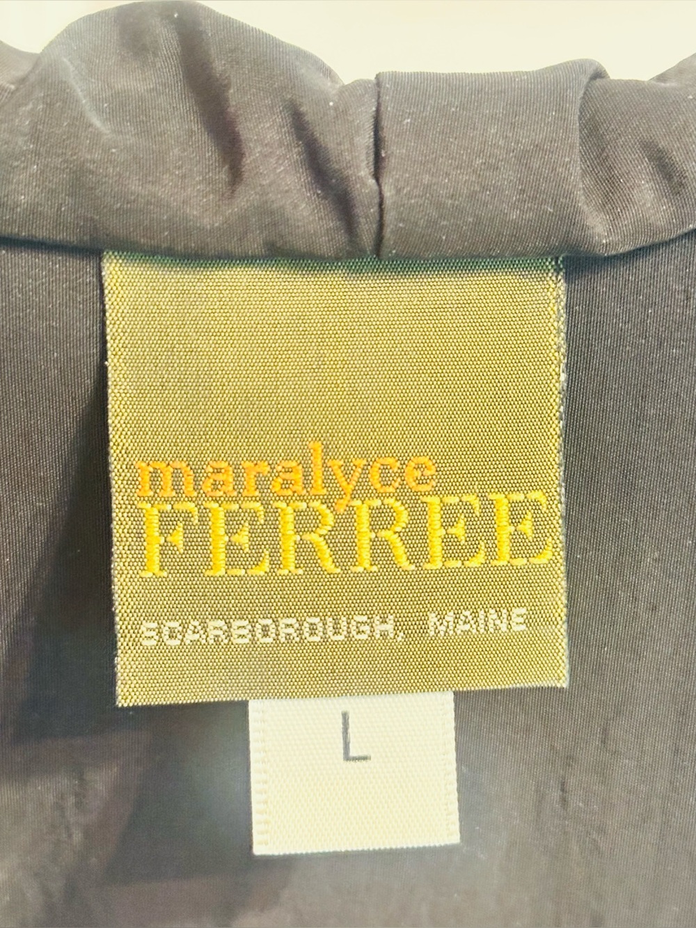 Vintage Maralyce Ferree Hooded Cloak w/Pockets & Button Cloak Cape  Large USA - Picture 7 of 14